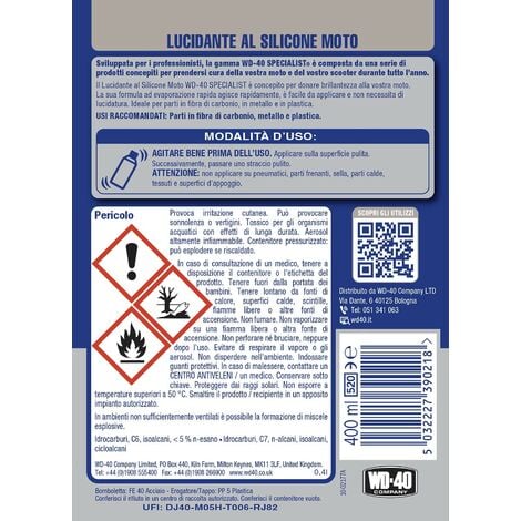 WD40 Lucidante Silicone 400 ml 39149/46