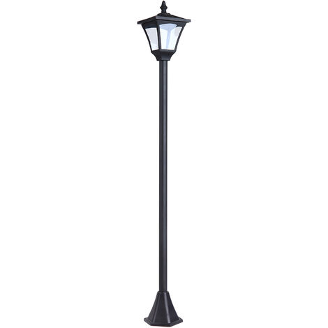 Outsunny Lampione da Giardino Energia Solare da Esterno LED Automatica