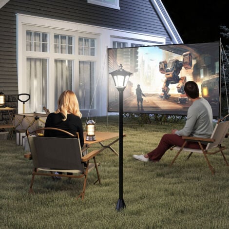 Outsunny Lampione da Giardino Energia Solare da Esterno LED Automatica