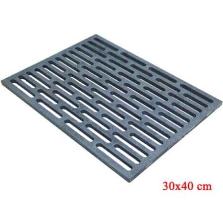 Griglia in ghisa a mattoncini per camini e stufe disponibile in diverse misure scegli la misura : 30x40x1 M
