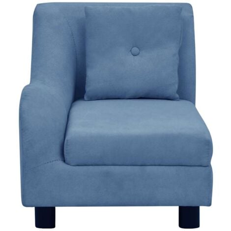 Divano per Cani con Cuscino Blu 83x44x44 cm in Peluche vidaXL