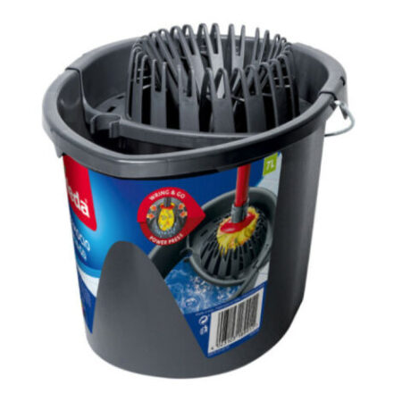 VILEDA secchio Wring and Go da 7 litri - grigio