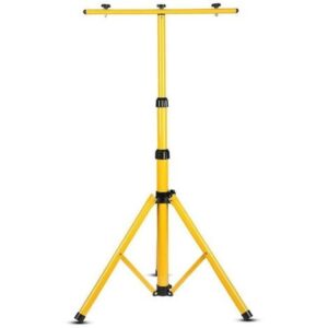 V-TAC VT-41150 Treppiede cavalletto in alluminio per 2 fari LED da 10w fino a 50W colore giallo SKU 9104