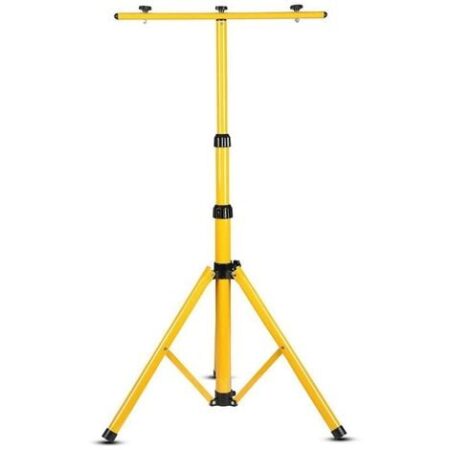 V-TAC VT-41150 Treppiede cavalletto in alluminio per 2 fari LED da 10w fino a 50W colore giallo SKU 9104