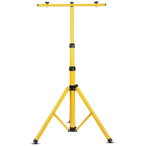 V-TAC VT-41150 Treppiede cavalletto in alluminio per 2 fari LED da 10w fino a 50W colore giallo SKU 9104