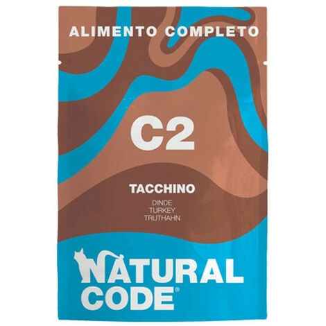 Natural Code Complete per Gatti adulti da 70 gr  C2 - Tacchino