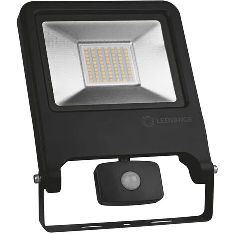LEDVANCE Faro Proiettore Con Sensore Di Movimento 50W 4500lm 4000k Corpo Nero