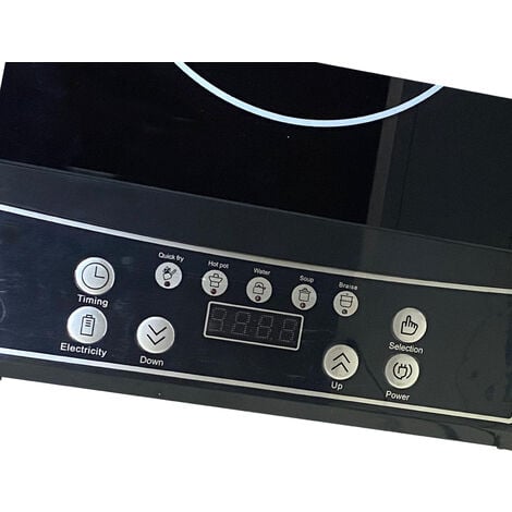Piastra Induzione 2000W Piano Cottura Elettrico Singolo Fornello Portatile