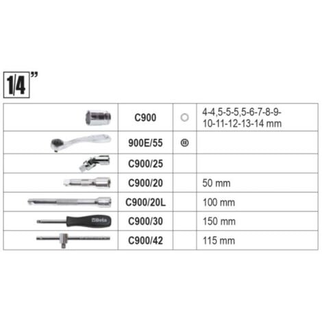 Beta 2047 E/C108 Valigia con assortimento di 108 utensili