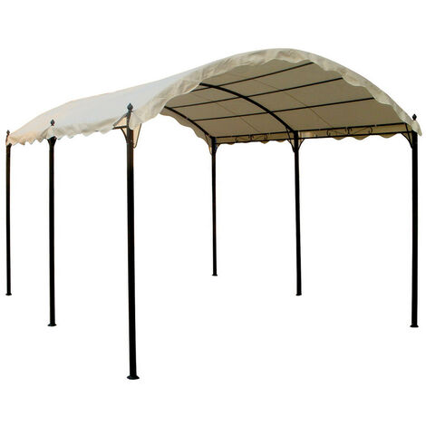 Gazebo Onda da Giardino 3 x 4 con Telo Copertura Auto Esterno H 2.5 mt Verdelook