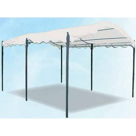 Gazebo Onda da Giardino 3 x 4 con Telo Copertura Auto Esterno H 2.5 mt Verdelook