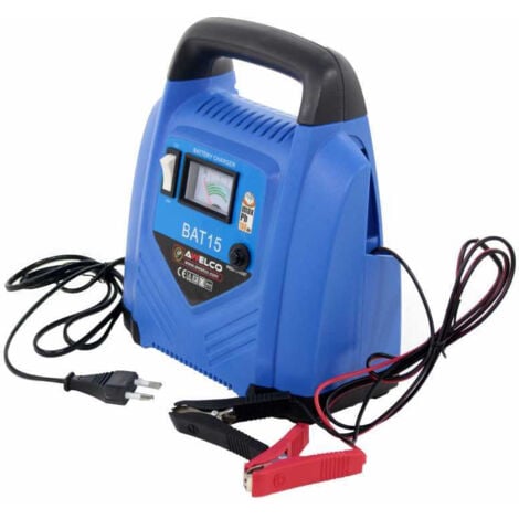 Awelco BAT15 - Caricabatterie Auto e Moto 12/24V fino a 100Ah