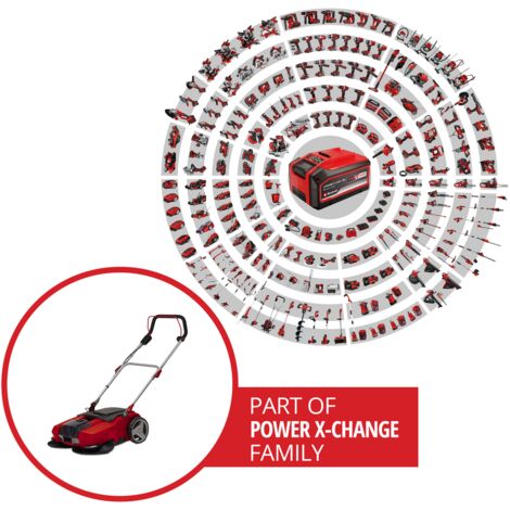 Sweeper della batteria 18V TE-SW 18/610 Li Power X-Change  Senza batteria senza caricabatterie