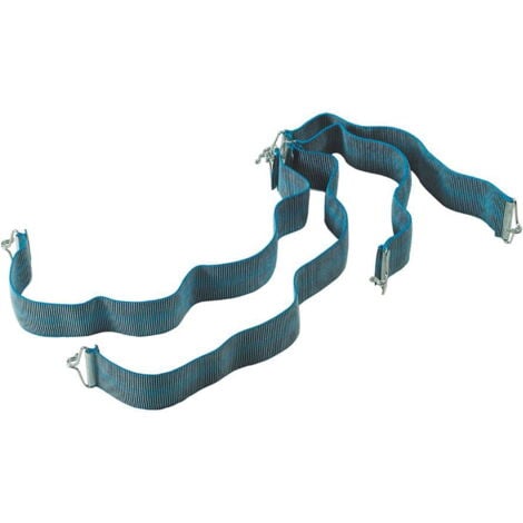 Set elastici di ricambio e bacchette di metallo per brandina di cani e gatti: 60 x 40 cm