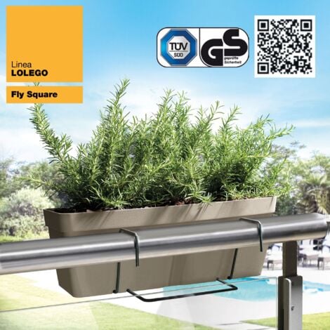 Gardener da 50 cm con squadra di fissaggio quadrato