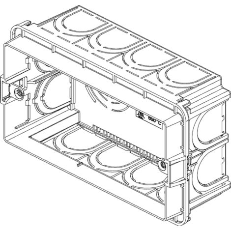 Scatola ad incasso Vimar 4 moduli V71304