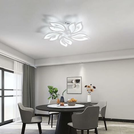 Plafoniera a LED, Lampadari a Led Moderni 75W 6000LM 6500K per Soggiorno, Corridoio, Sala da pranzo, Cucina [Classe di efficienza energetica A+++]
