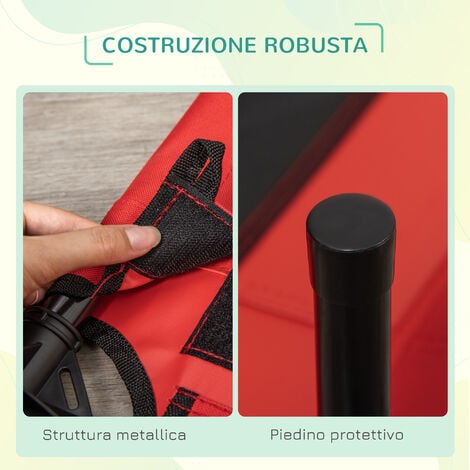 PawHut Cuccia Estiva Brandina per Cani da Esterno e Interno