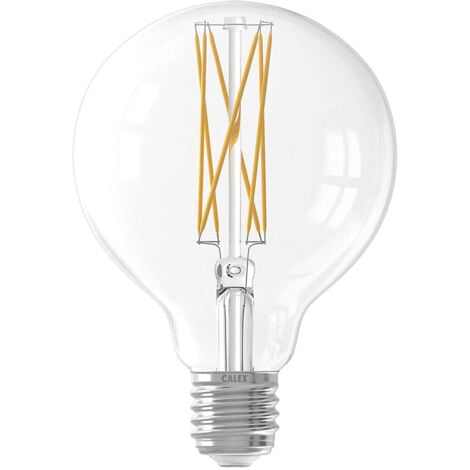 LAMPADINA LED FILAMENTO G125 VINTAGE LAMPADA GLOBO E27 12W WATT LUCE CALDA 2700K
