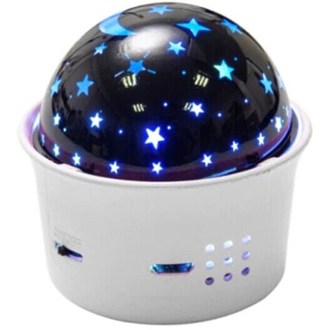 MINI PROIETTORE LED STELLE VOCE SUONO CONTROLLO DJ RGB RICARICABILE PORTATILE