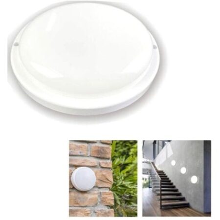 PLAFONIERA APPLIQUE LED SOFFITTO IP65 18W LUCE BIANCO NATURALE 4000K FC-102