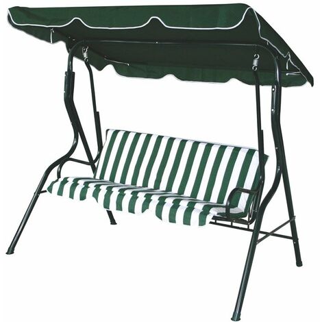 DONDOLO ROYAL 3 posti - bianco-verde LIFEINGARDEN