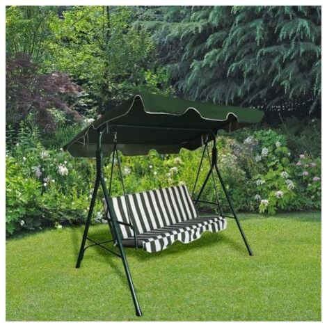 DONDOLO ROYAL 3 posti - bianco-verde LIFEINGARDEN