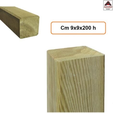 PALO PINO ESSICC IMPREGNATO  9,0X9,0XH200 CM