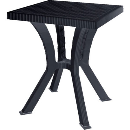 TAVOLO RIGOLETTO ELITE 60X60XH70CM ANTRACITE