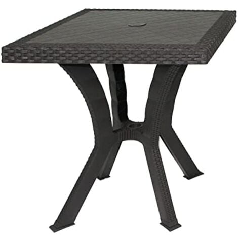 TAVOLO RIGOLETTO ELITE 60X60XH70CM ANTRACITE