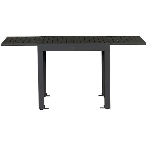 Tavolo da giardino in alluminio allungabile 82-163 cm Lipari grigio