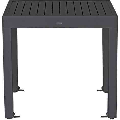 Tavolo da giardino in alluminio allungabile 82-163 cm Lipari grigio