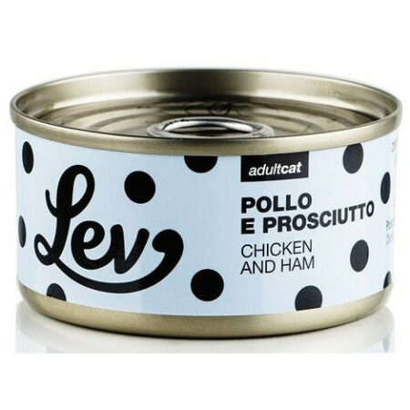 Lev per Gatti Adulti da 70 gr  Pollo e Prosciutto