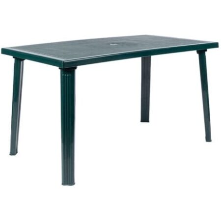tavolo da esterno "domingo" in polipropilene verde 130x75x73 cm