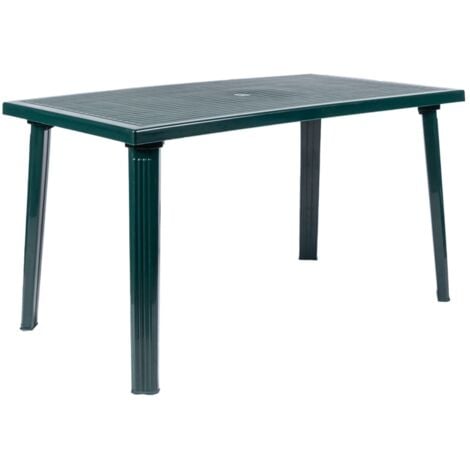 tavolo da esterno "domingo" in polipropilene verde 130x75x73 cm