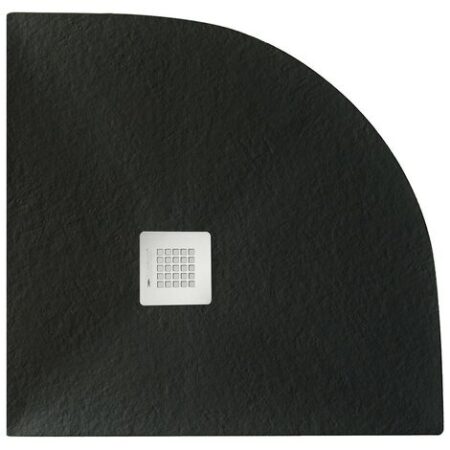 Piatto doccia 90x90 nero serie serenity emotion angolare