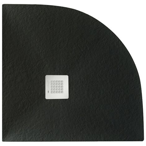 Piatto doccia 90x90 nero serie serenity emotion angolare