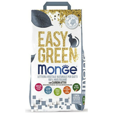 Monge Lettiera Easy Green con carboni attivi da 10 lt