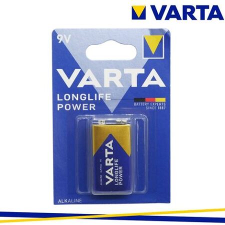 9V 6LR61 BATTERIA ALCALINA LONG LIFE VARTA