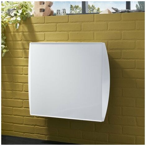 Radiatore elettrico a inerzia secca 1500 W HJM ARIA orizzontale bianco HJM