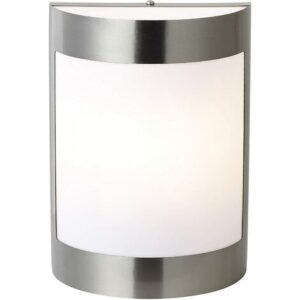 APPLIQUE MODELLO 1130-1 COLORE ACCIAIO cm 9,5×16,1x26h
