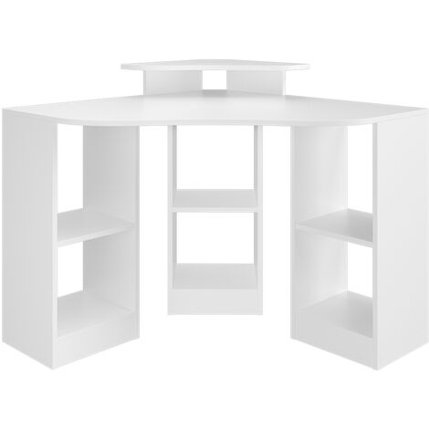 Scrivania angolare Artur, Bianco, 94 x 94 cm, Vicco