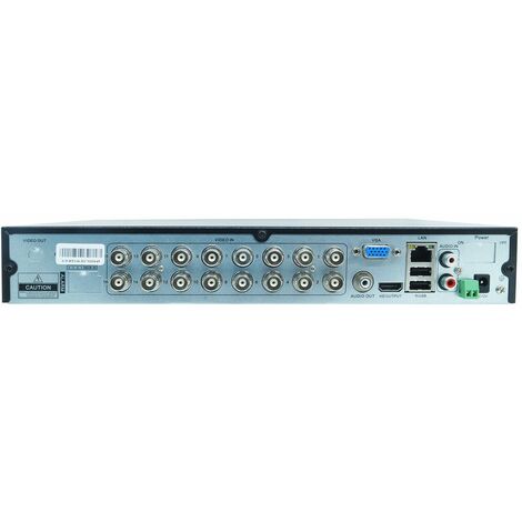 DVR 16 Canali AHD H264TVI CVI Videosorveglianza HDMI LAN 5116H
