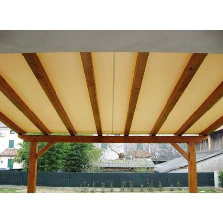 VERDELOOK Telo copertura Vela per Pergola Legno 3x4