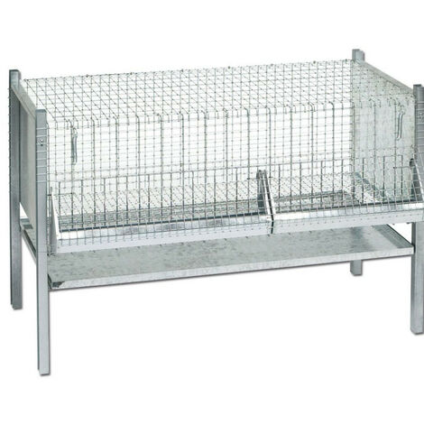 Gabbia per pollo antitopo 102x53x70cm