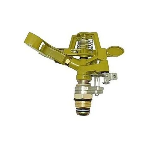 Set di 25 Irrigatore da irrigazione in ottone, zinco regolabile  Spruzzatore a impatto 1/2''  Spruzzatore da giardino con