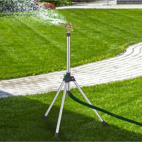 Set di 25 Irrigatore da irrigazione in ottone, zinco regolabile  Spruzzatore a impatto 1/2''  Spruzzatore da giardino con