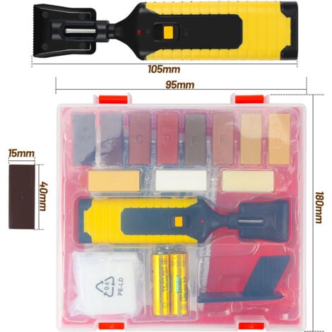 Hengda Kit di Attrezzi per la Riparazione di Piastrelle in Ceramica. Multifunzione per la Riparazione di Piastrelle di Ceramica. Riparazione di Piastrelle Crepe