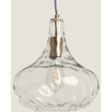 Lampada a Sospensione Vetro Tassel  Trasparente