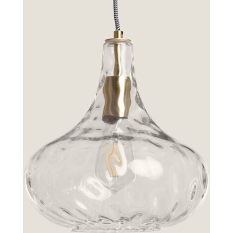 Lampada a Sospensione Vetro Tassel  Trasparente